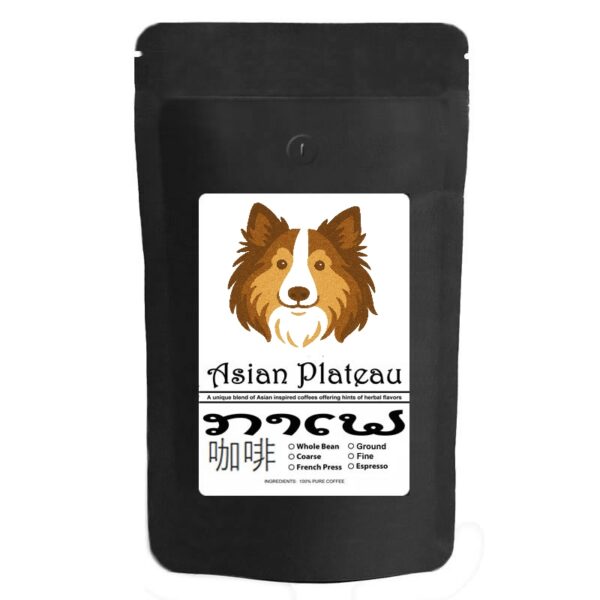 Beans & Barks Asian Blend Fine Grind Medium Roasted Coffee 12 Oz